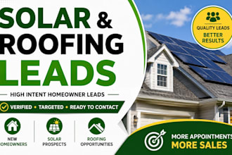find high intent new homeowner solar and roofing leads