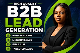do b2b lead generation, linkedln lead generation, email list building