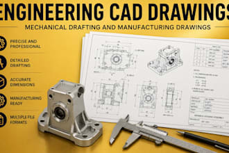 engineering drawing mechanical design cad drawing technical drafting autocad epo