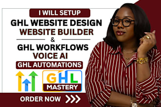 setup gohighlevel website design ghl expert ghl website builder ghl crm workflow