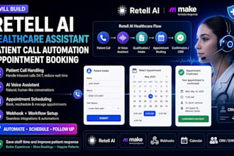 build retell healthcare assistant patient call automation appointment scheduling