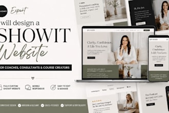 design showit coaches website consultants and course creators website