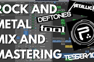 mix and master your rock, metal, or heavy guitar band tracks