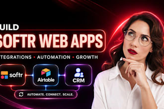 build softr integration web app client portal with airtable crm and automation