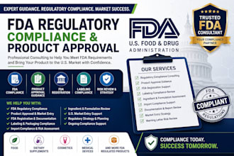 do fda expert regulatory compliance legal consulting for product approval