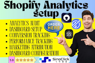 setup shopify analytics apps goprofit reaktion sinoclick polar pasilobus