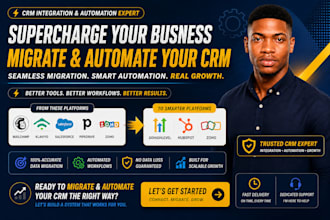 migrate crm mailchimp klaviyo salesforce pipedrive  to ghl hubspot zoho n8n