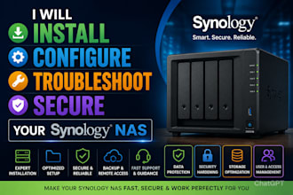 install, configure, troubleshoot and secure your synology nas