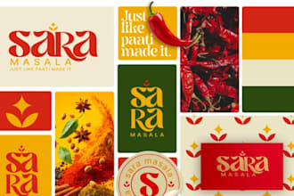 design logo brand identity for cafe, restaurant, coffee and food brands