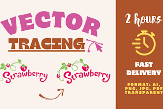 vectorize logo, vector tracing, redraw, convert image to vector
