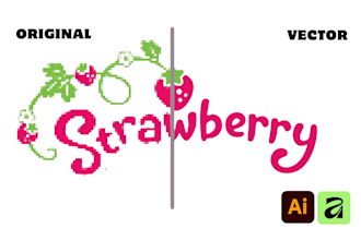 vectorize logo, vector tracing, redraw, convert image to vector