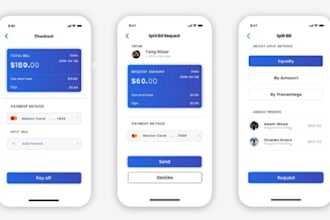 develop fintech app, peyment app, banking app, money transfer app, loan app