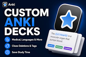 create custom anki flashcard decks from your notes or pdf