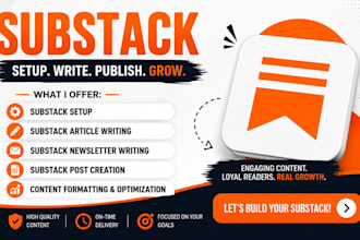 do substack setup write substack newsletter articles and posts