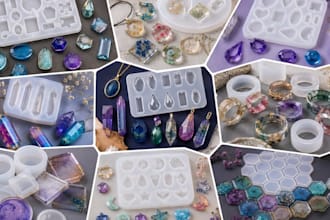 professional custom silicone molds for epoxy resin and jewelry casting
