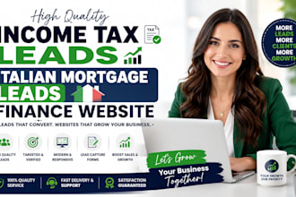 income tax leads italian mortgage leads finance website income tax website