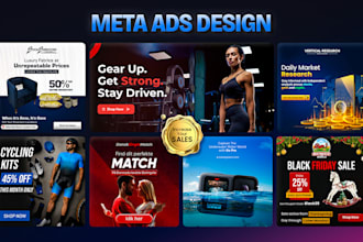 design high converting meta ads creative and facebook ad design