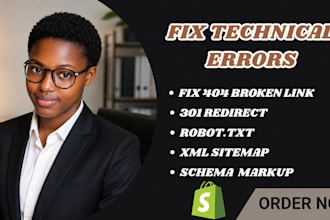 fix shopify bugs, shopify errors, and do shopify custom coding