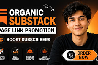 do organic substack page link promotion substack newsletter to boost subscribers