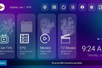 create white label iptv app for smart tv, firestick,android tv and mobile device