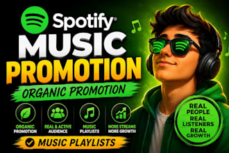 do organic spotify music promotion professionally