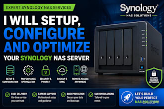 setup, configure and optimize your synology nas server