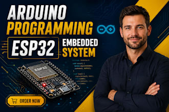 do arduino programming, esp32, esp8266, iot projects and sensor interfacing