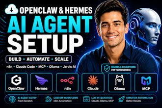 setup openclaw hermes multi ai agent mcp ollama jarvis ai obsidian second brain
