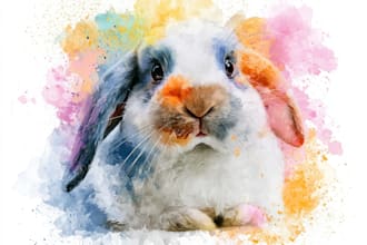 paint a custom watercolor pet portrait by hand