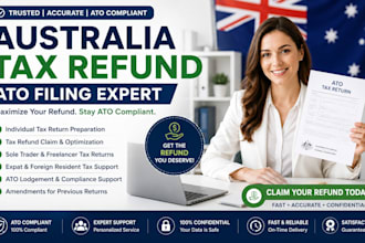 prepare australia tax refund claim and ato filing for individuals