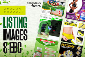 design your amazon product listing images and ebc