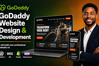 do godaddy website design development, godaddy wordpress development, godaddy