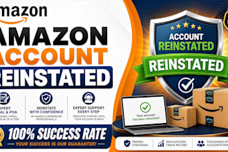 do amazon account reinstatement, suspension appeal poa