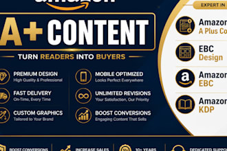 do amazon a plus content, a plus content, ebc design, amazon ebc and amazon KDP