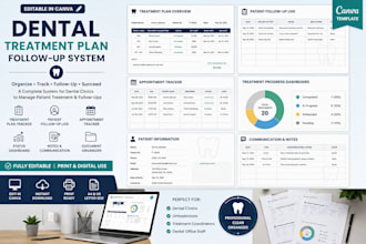 design a professional dental follow up plan