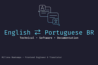 translate english to brazilian portuguese and vice versa