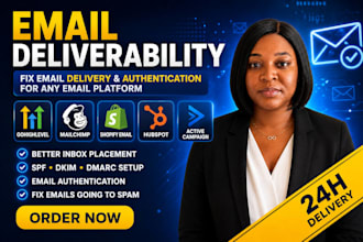 fix email deliverability email authentication klaviyo mailchimp dns email issues