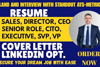 design a modern resume and professional cover letter