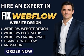 fix webflow bugs in your webflow website as a webflow expert, webflow developer