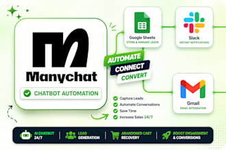 create manychat chatbot automation, automate instagram dm, lead generation