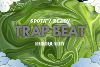 produce a professional trap song for spotify release