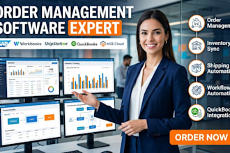 setup order management software sap workbooks shipstation quickbooks m2e cloud
