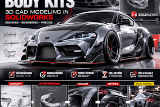 design 3d car body kits, bumpers, fenders in fusion 360