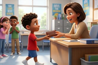 create 3d ai animation video 3d ai cartoon story telling