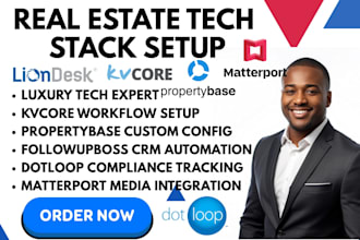 setup and configure luxury residential agent propertybase followupboss liondesk