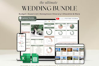 design wedding planner spreadsheet event planner wedding budget expense tracker