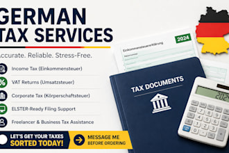 file your german tax return, vat, income and corporate tax