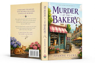 design a premade book cover or cozy mystery kdp wrap