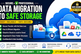 fast and secure business data migration to cloud storage professional service