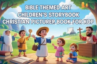 illustrate christian children books and bible storybooks